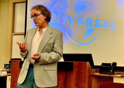 O. Bradley Bassler lecturing on Hitchcock's Vertigo