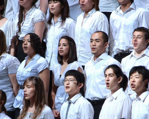 Choir sings On the Path of Peace