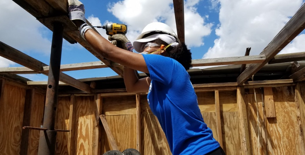 ASB student helps rebuild a house