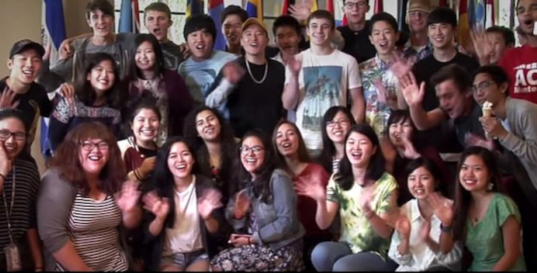 Student group, thanking donors