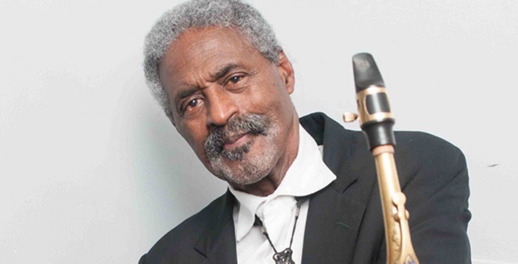 Charles McPherson holding saxophone