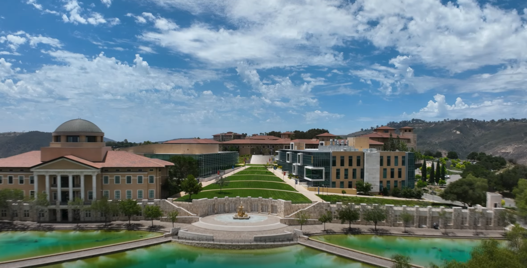 Drone footage of SUA's campus