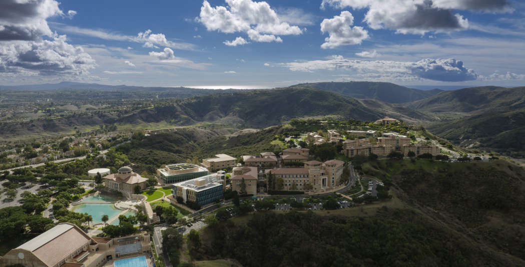 aerial shot of Soka University of America