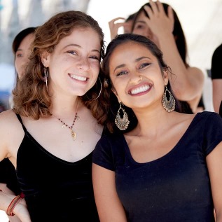 Students at Ghungroo dance event 