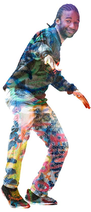 Soka student strikes a pose