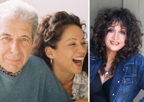 Leonard Cohen with Perla Betalla. Maria Muldaur