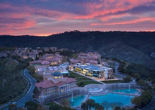 Arial view of campus