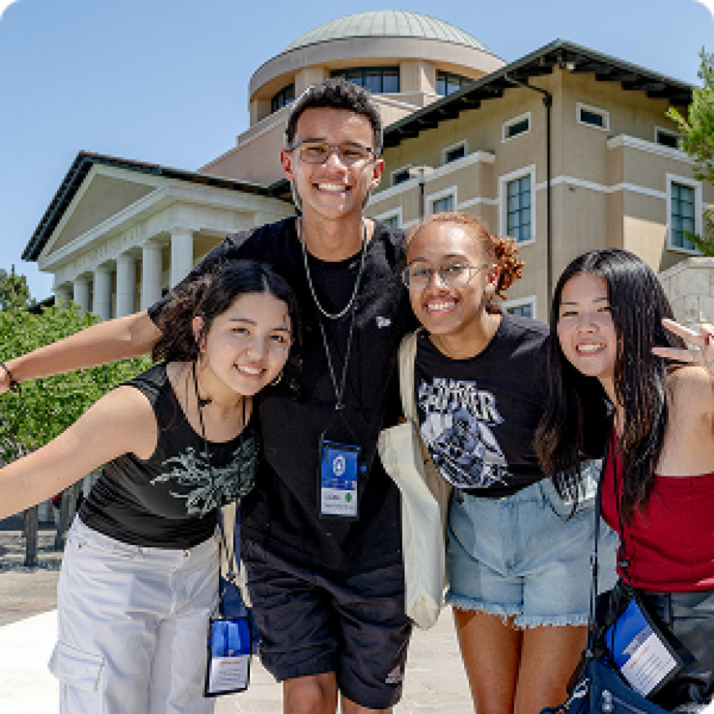 Students on campus