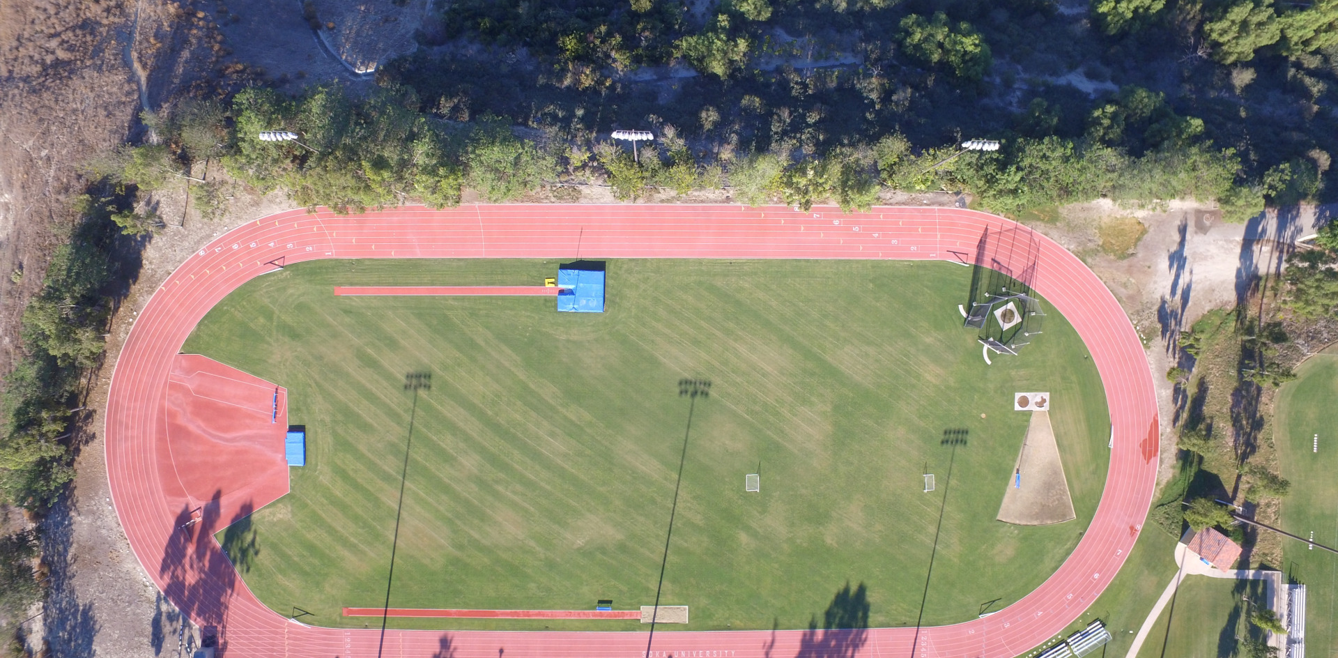 Aerial image of the track.