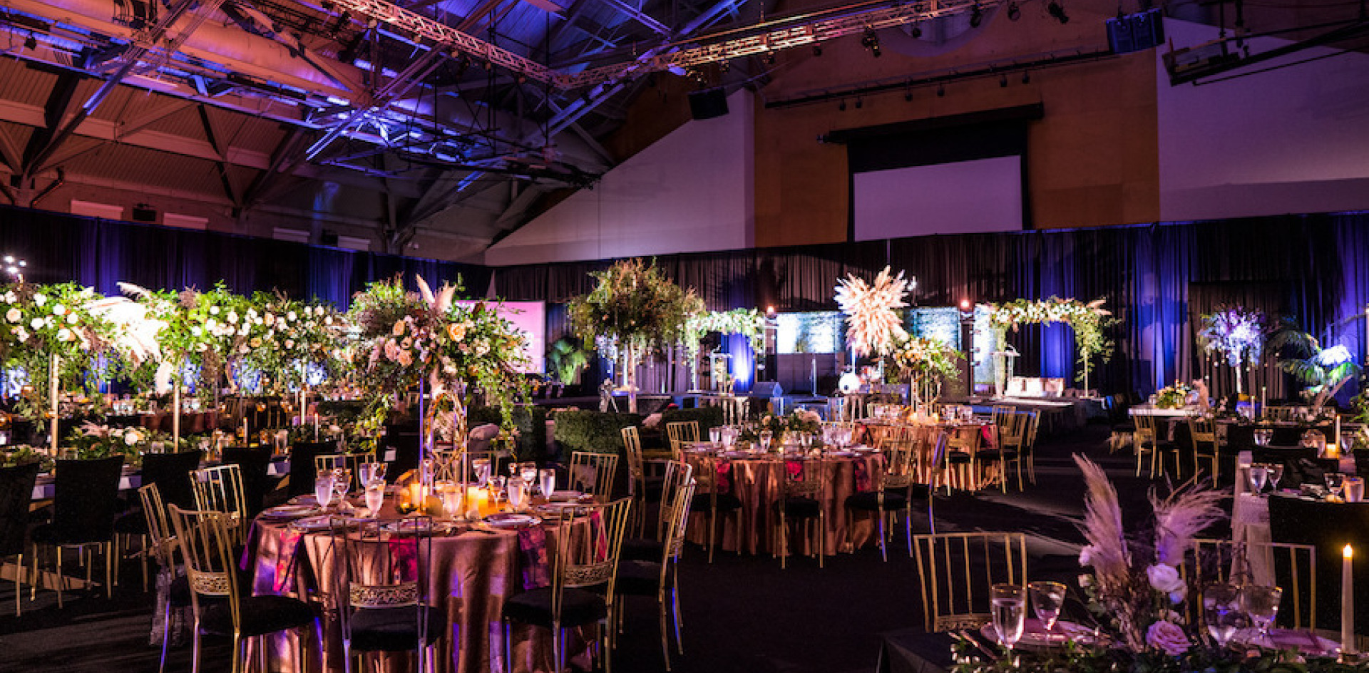Recreation Center Gala Setup