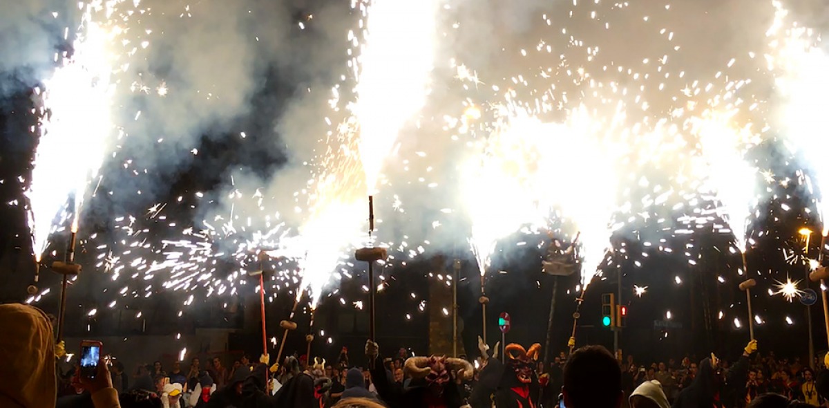 Fireworks in Barcelona