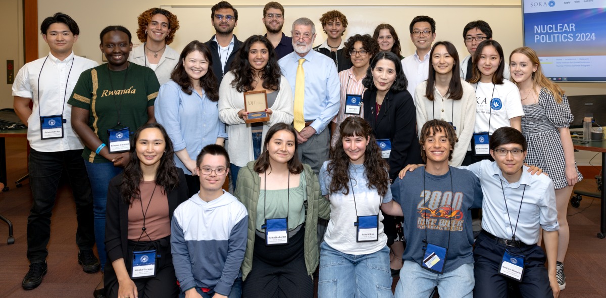 Participants in SIGS 2024 Nuclear Politics Program pose for a group photo