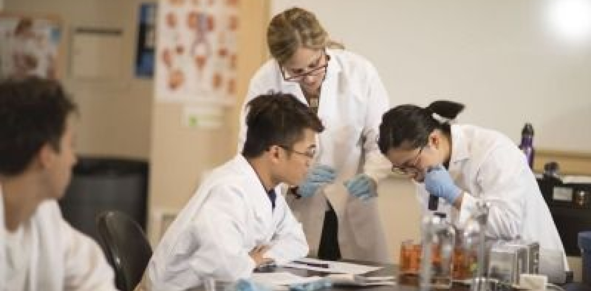 Students in a lab