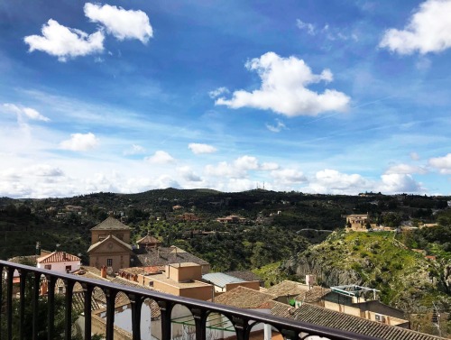 View overlooking Salamanca with blue sky
