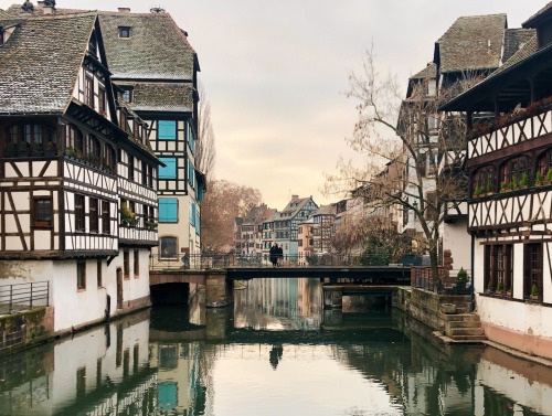 City centre in Strasbourg, France
