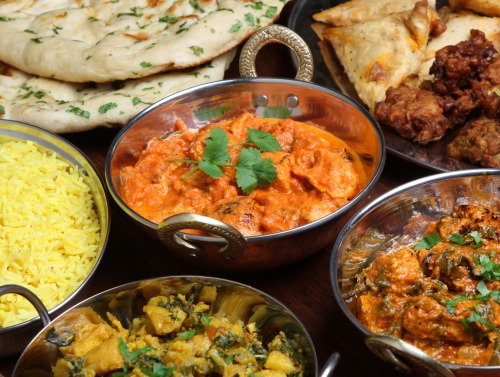 Stock image of Indian Food
