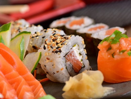 Stock image of sushi