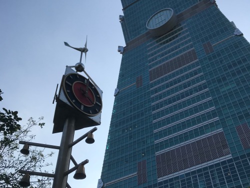 A skyscraper formerly known as the Taipei World Financial Center, Taipei 101 is located in the Xinyi District of Taipei