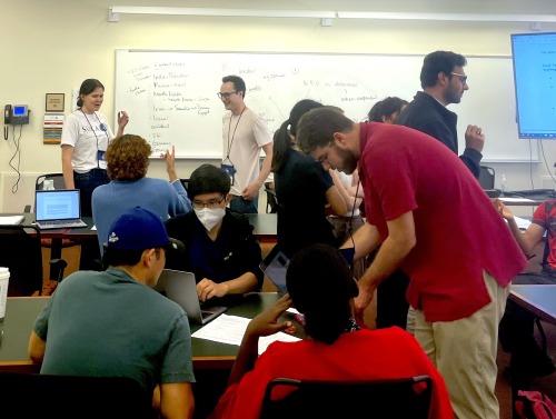 Participants in SIGS 2024 Nuclear Politics Program partake in a group discussion