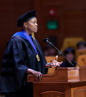 Wanjira Mathai speaks at 2023 Commencement