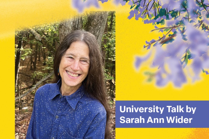University Talk by Sarah Ann Wider