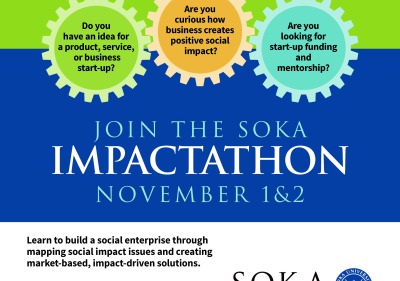 Join IMPACTATHON event poster. Win prize money for winning ideas.