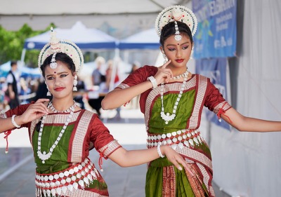 Dancers at the International Festival
