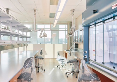 Curie Hall science lab