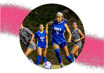 Soka women's soccer team.