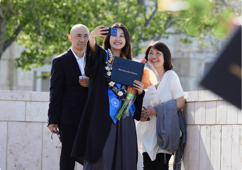 Family at Graduation
