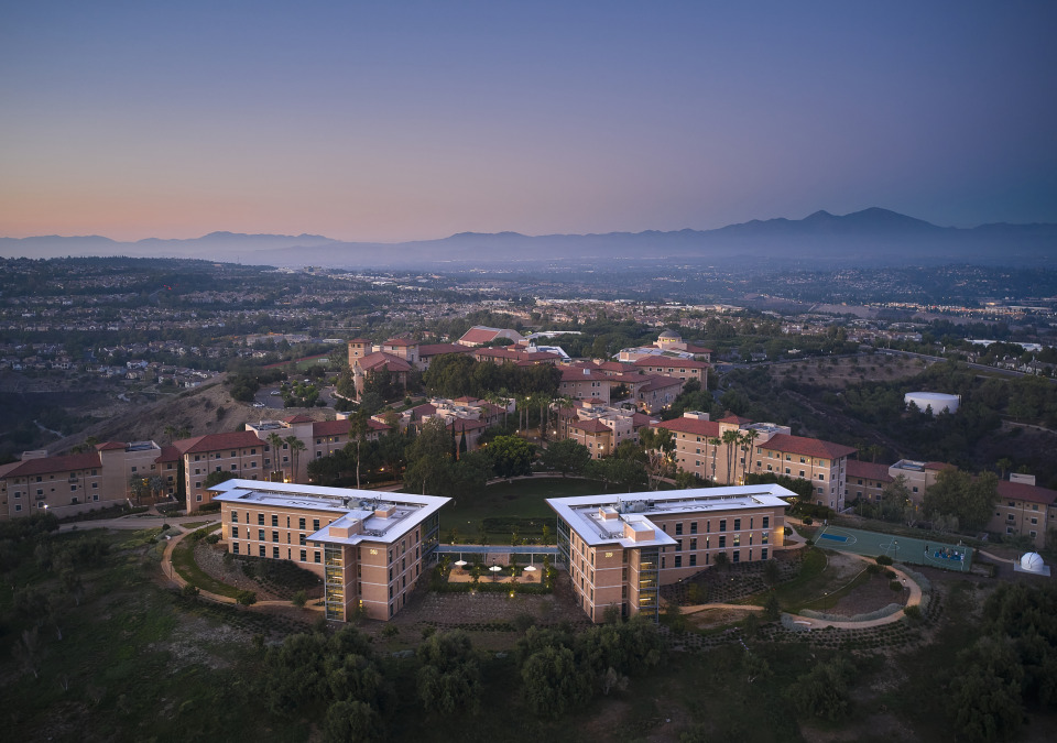 aerial view of Soka campus