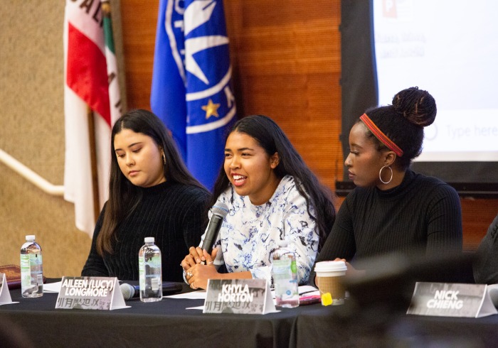 Image of student speakers