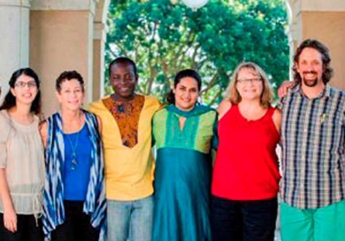 Group shot of the first class in SUA's new master's program