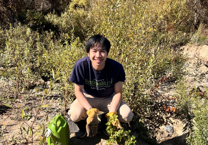 Trail clean-up event