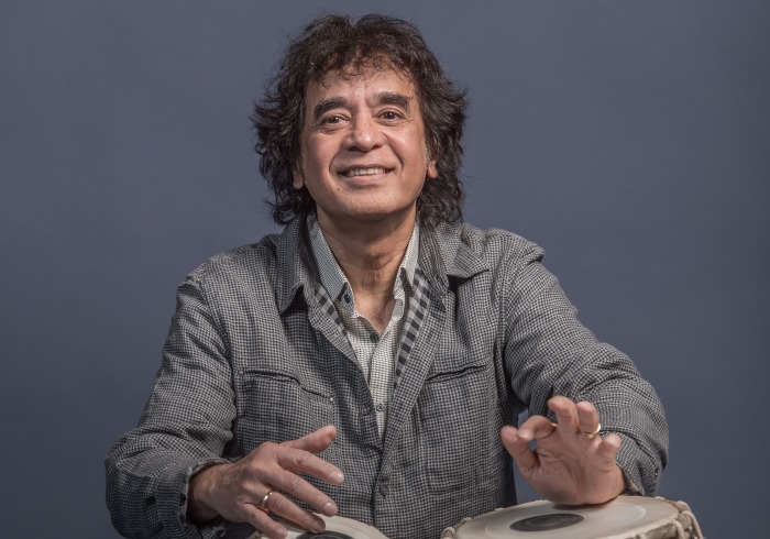 Man sitting with tablas