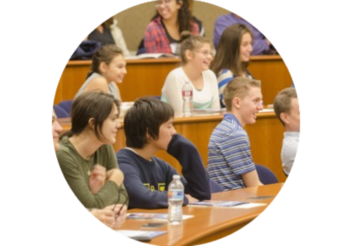 Students in class