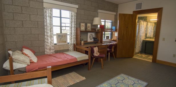 Image of a first-year dorm room.