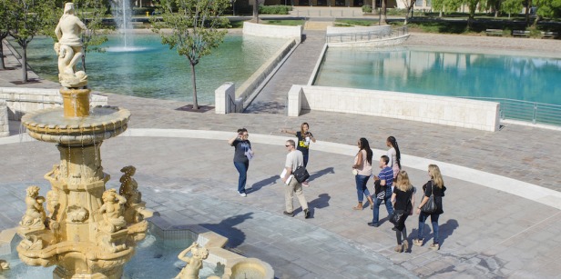 Soka University student-led tour.