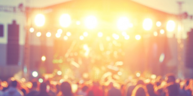 Concert crowd