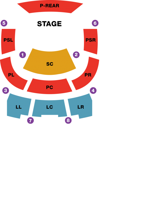 The Soraya Seating Chart