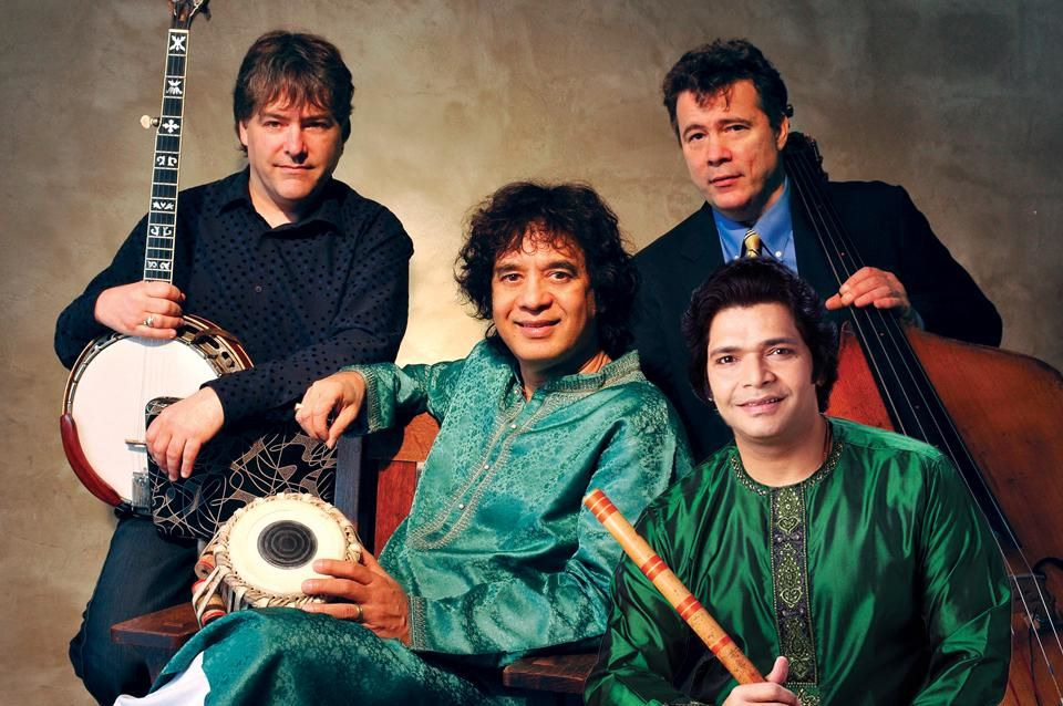 Bela Fleck, Zakir Hussain, Edgar Meyer and Rakesh Chaurasia