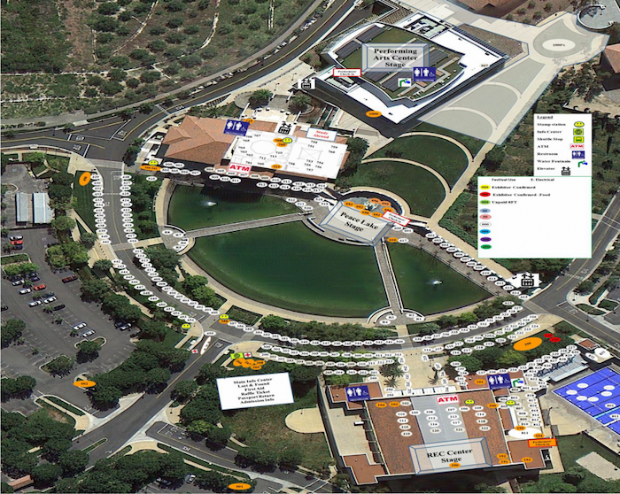 International Festival Map