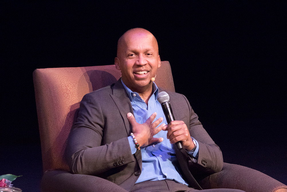 Bryan Stevenson on the PAC stage