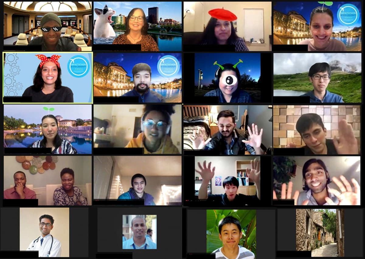 Impactathon Zoom session 