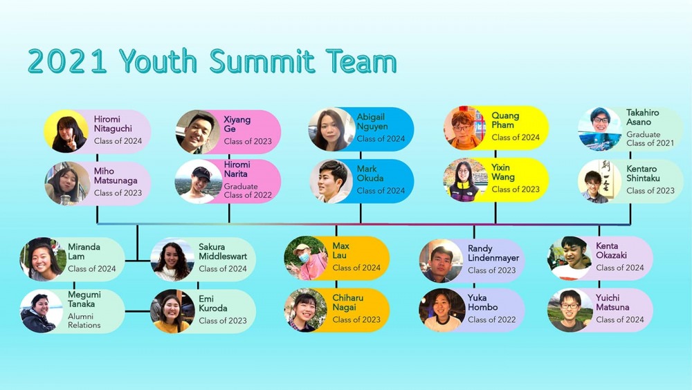 The 20 members of the Youth Summit committee