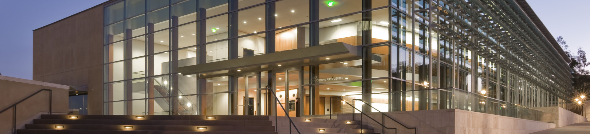 Front of performing arts center - horizontal