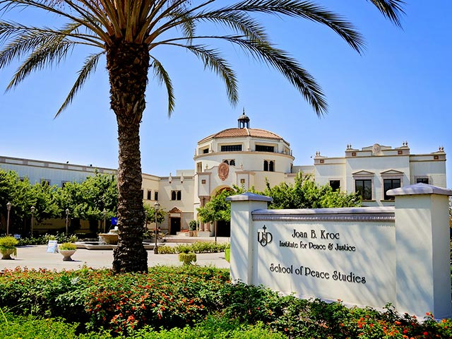 Kroc School of Peace Studies building at University of San Diego