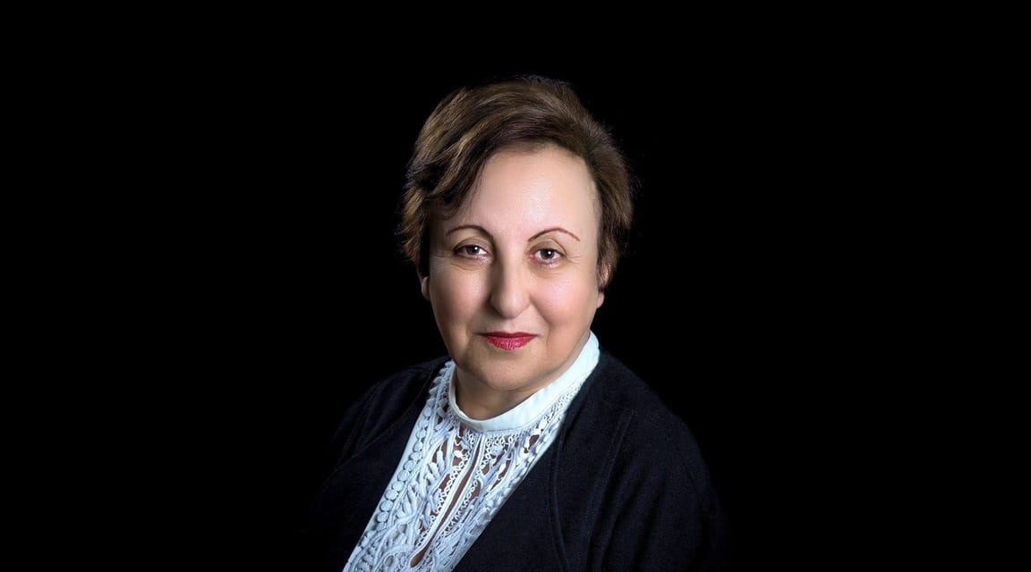 Headshot of Nobel Peace Prize laureate Shirin Ebadi, Keynote Speaker at the 2022 commencement ceremony.