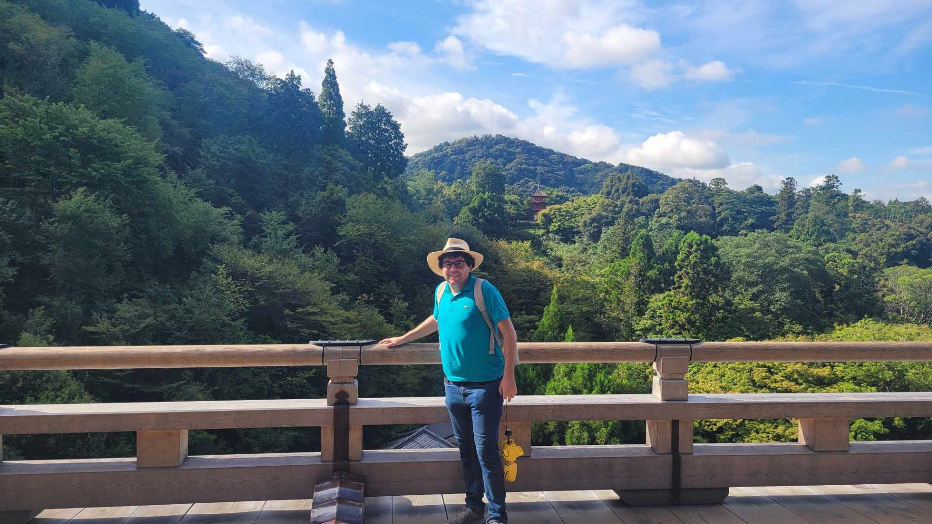 A photo of Zachary in Kiyomizu-dera