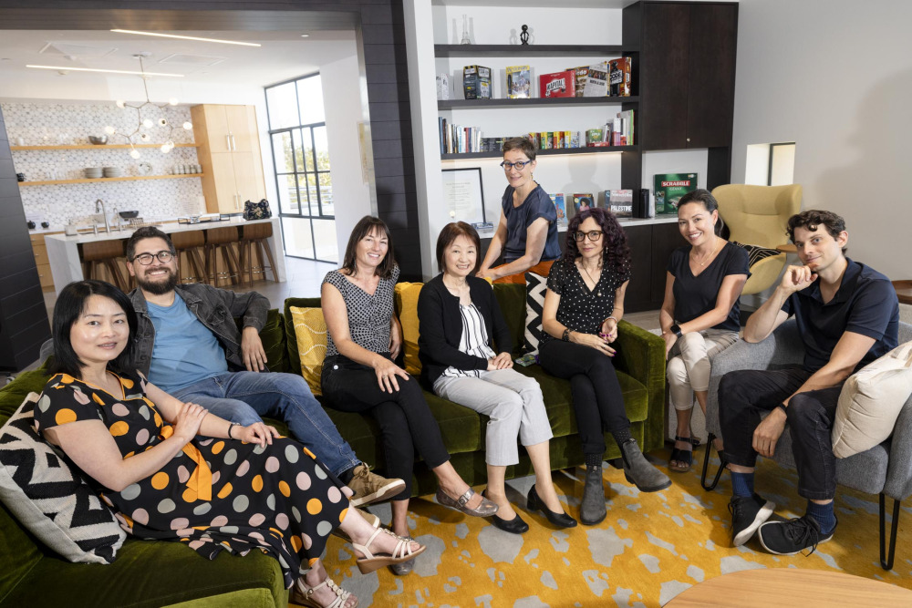 Language and Culture Program faculty gathered in the Global Language and Culture Center.